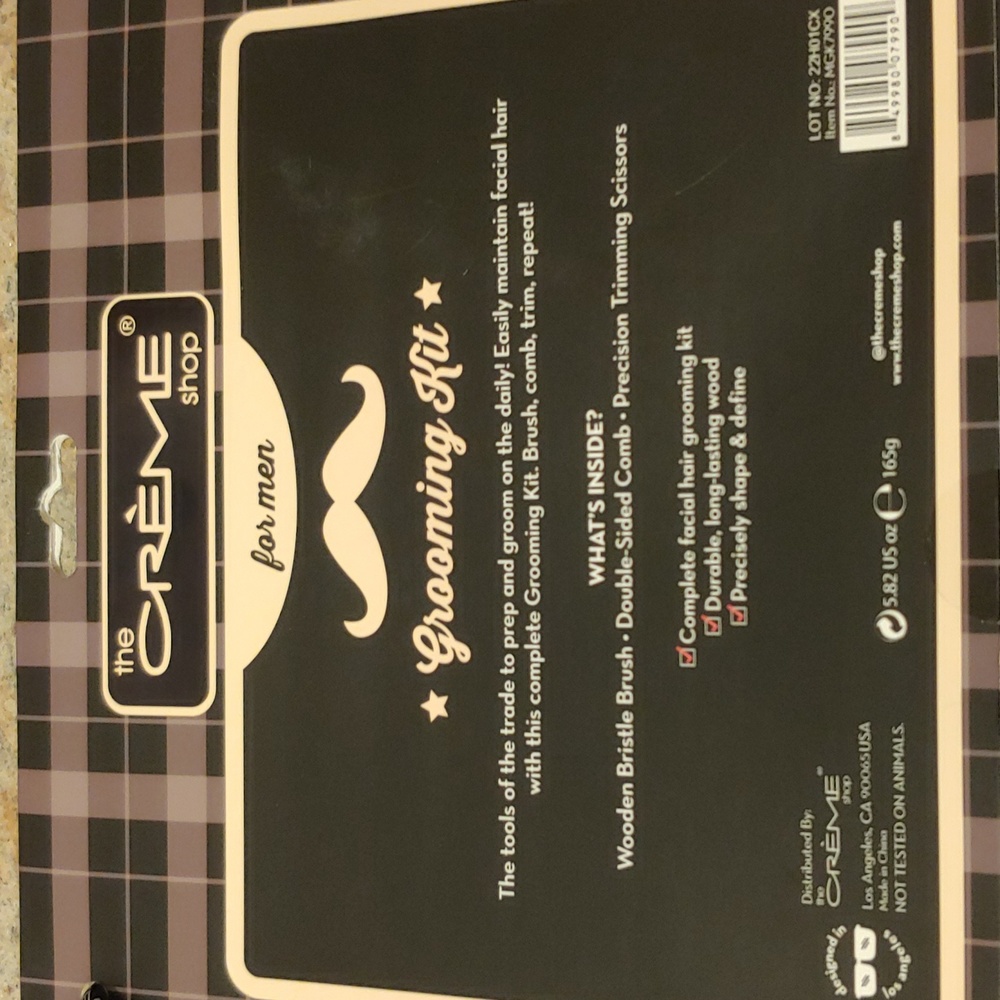 Men's Beard Grooming by the Crème Shop-Vegan. New in Box, NWT - Picture 7 of 8